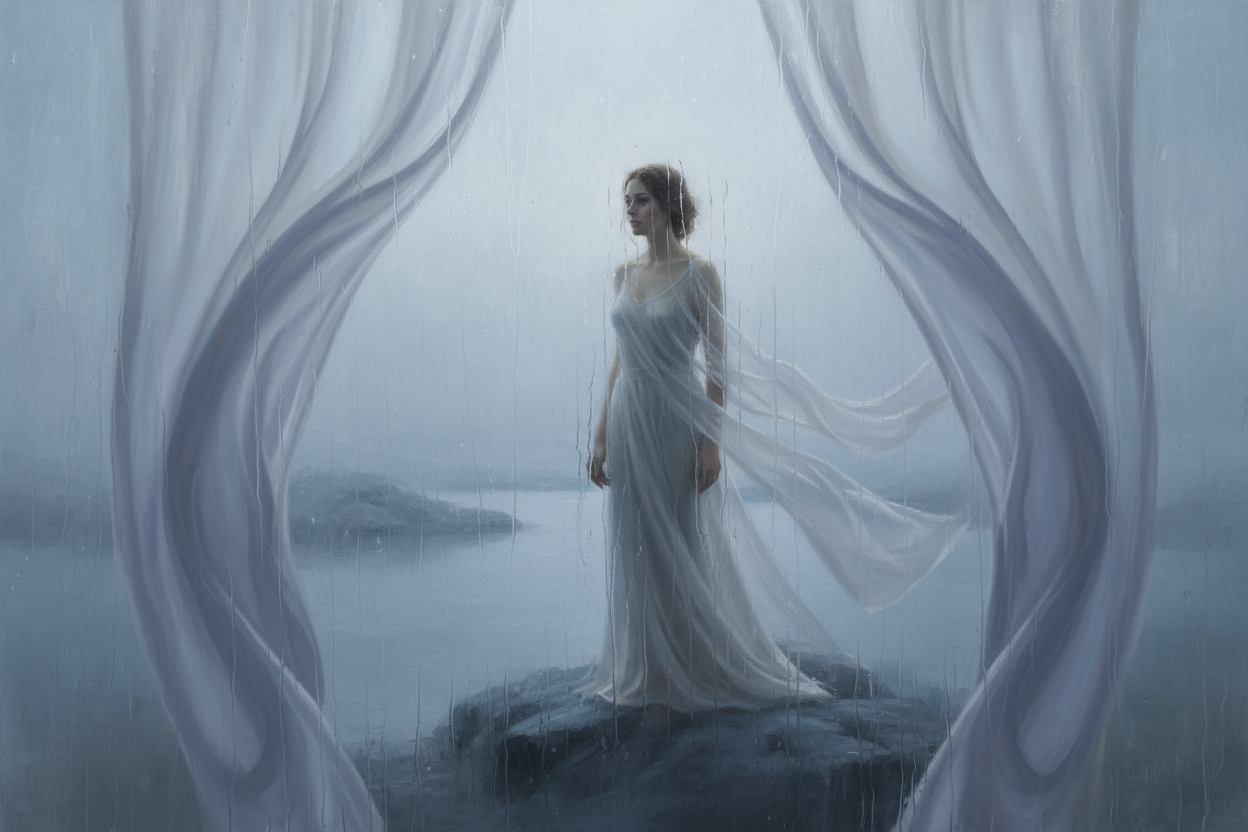 •	she Who Is Observed, Yet Unreachable